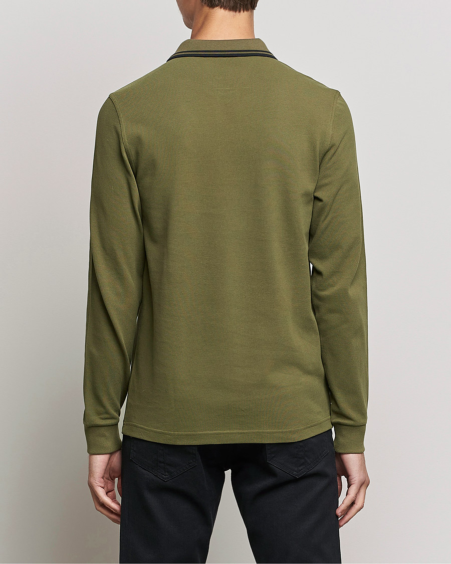 Mies | Puserot | Fred Perry | Long Sleeve Twin Tipped Shirt Uniform Green
