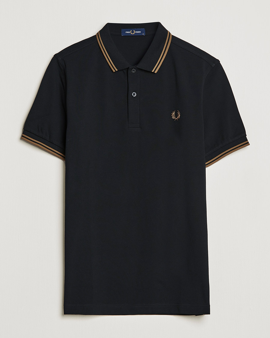 Mies | Pikeet | Fred Perry | Twin Tipped Shirt Black