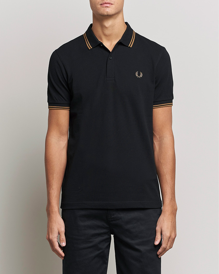 Mies | Pikeet | Fred Perry | Twin Tipped Shirt Black