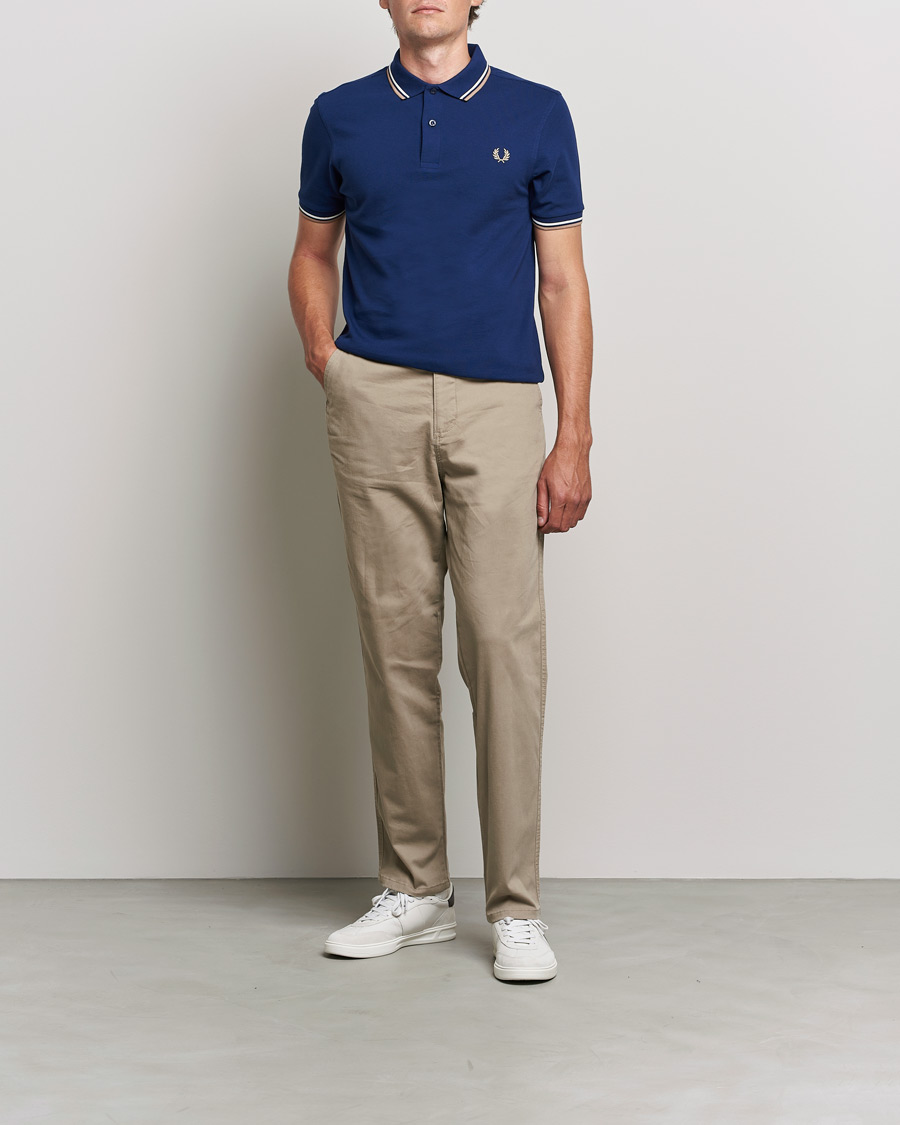 Mies | Pikeet | Fred Perry | Twin Tipped Shirt Navy