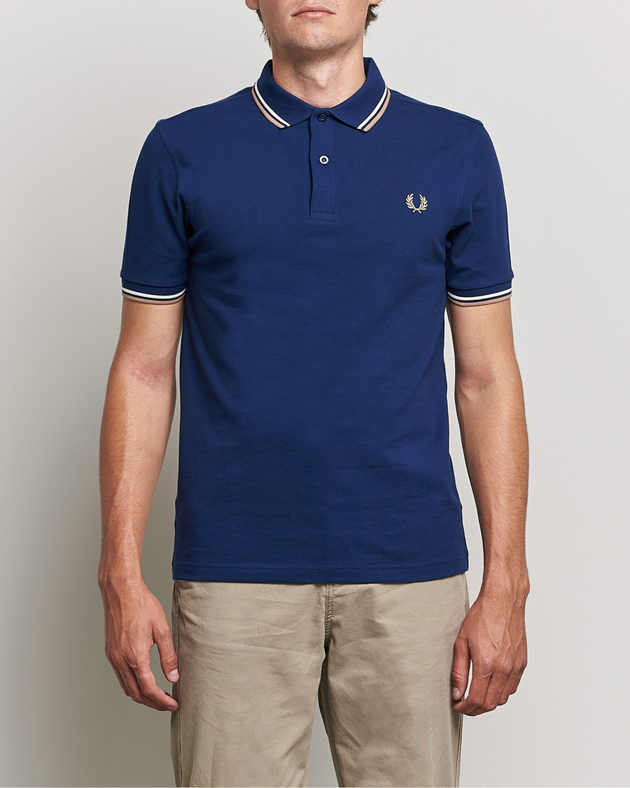 Mies |  | Fred Perry | Twin Tipped Shirt Navy