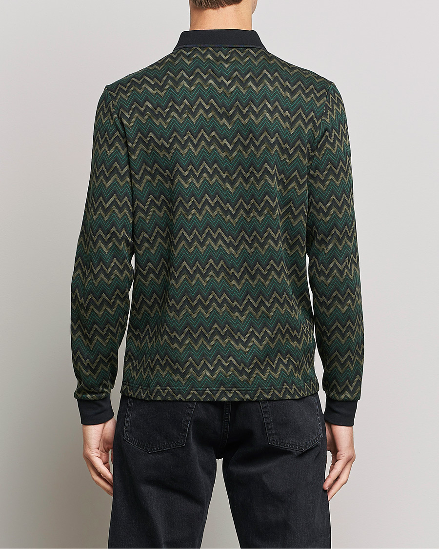 Mies | Puserot | Fred Perry | Jaquard Polo Shirt Night Green