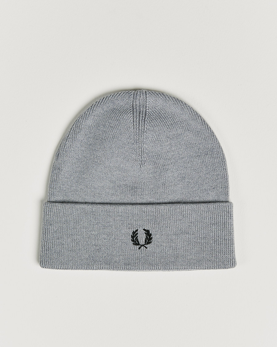 Mies | Fred Perry Merino Wool Beanie Steel | Fred Perry | Merino Wool Beanie Steel