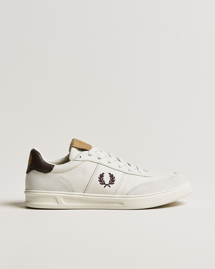 Miehet |  | Fred Perry | B420 Leather Sneaker Porcelain
