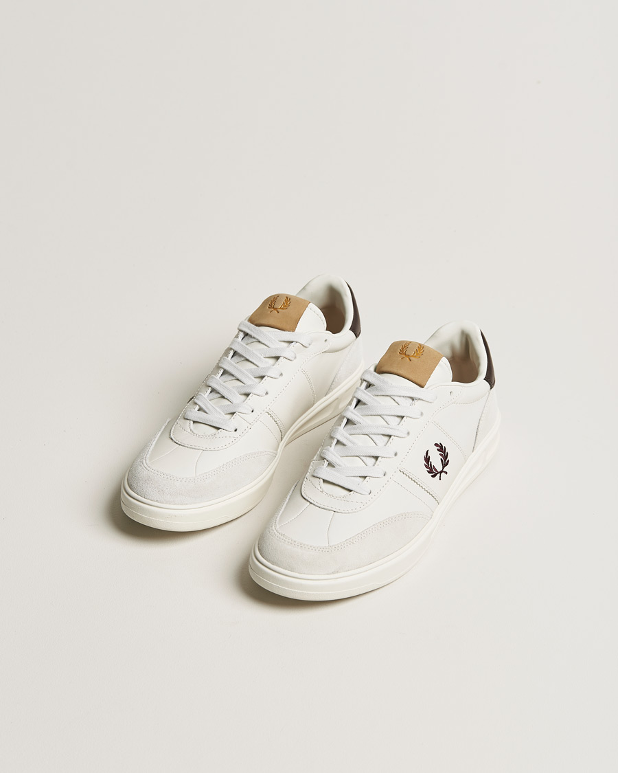 Mies | Kengät | Fred Perry | B420 Leather Sneaker Porcelain