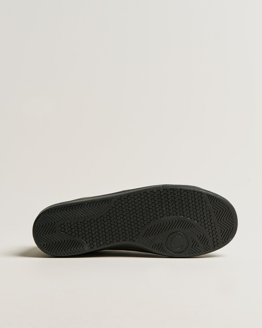 Mies | Fred Perry B721 Leather Tab Sneaker Black Gold | Fred Perry | B721 Leather Tab Sneaker Black Gold