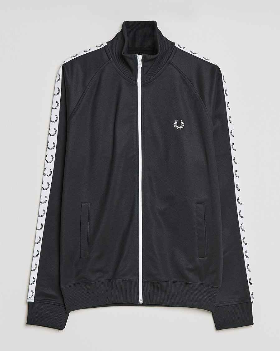 Mies | Puserot | Fred Perry | Taped Track Jacket Black