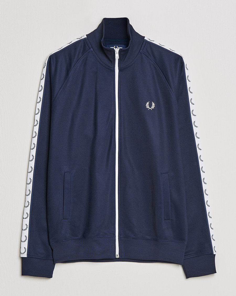 Mies |  | Fred Perry | Taped Track Jacket Carbon blue