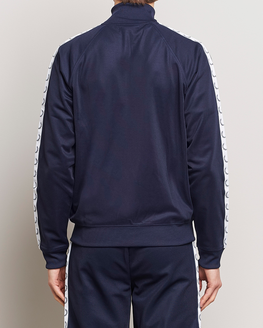 Mies | Puserot | Fred Perry | Taped Track Jacket Carbon blue