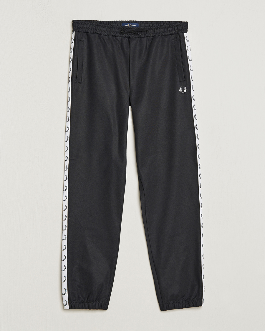 Mies | Housut | Fred Perry | Taped Track Pants Black