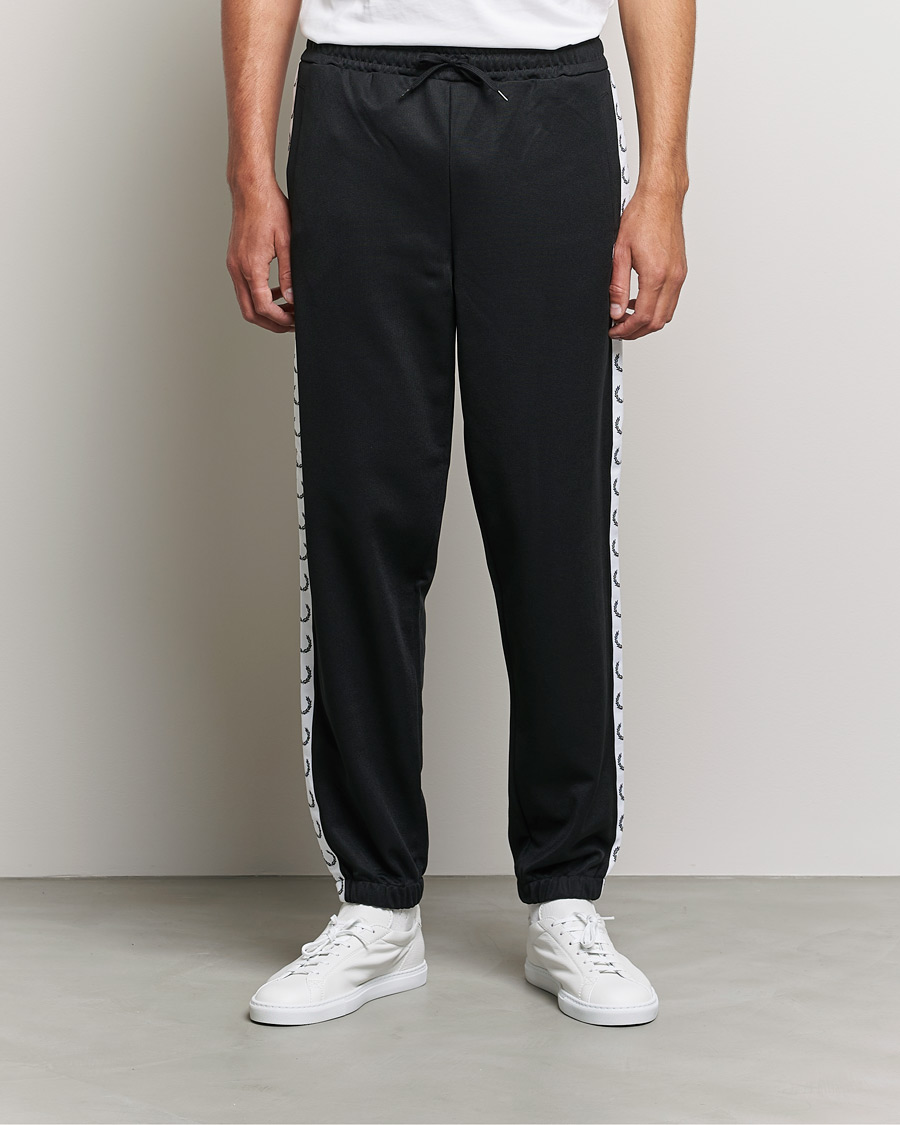 Mies | Fred Perry | Fred Perry | Taped Track Pants Black
