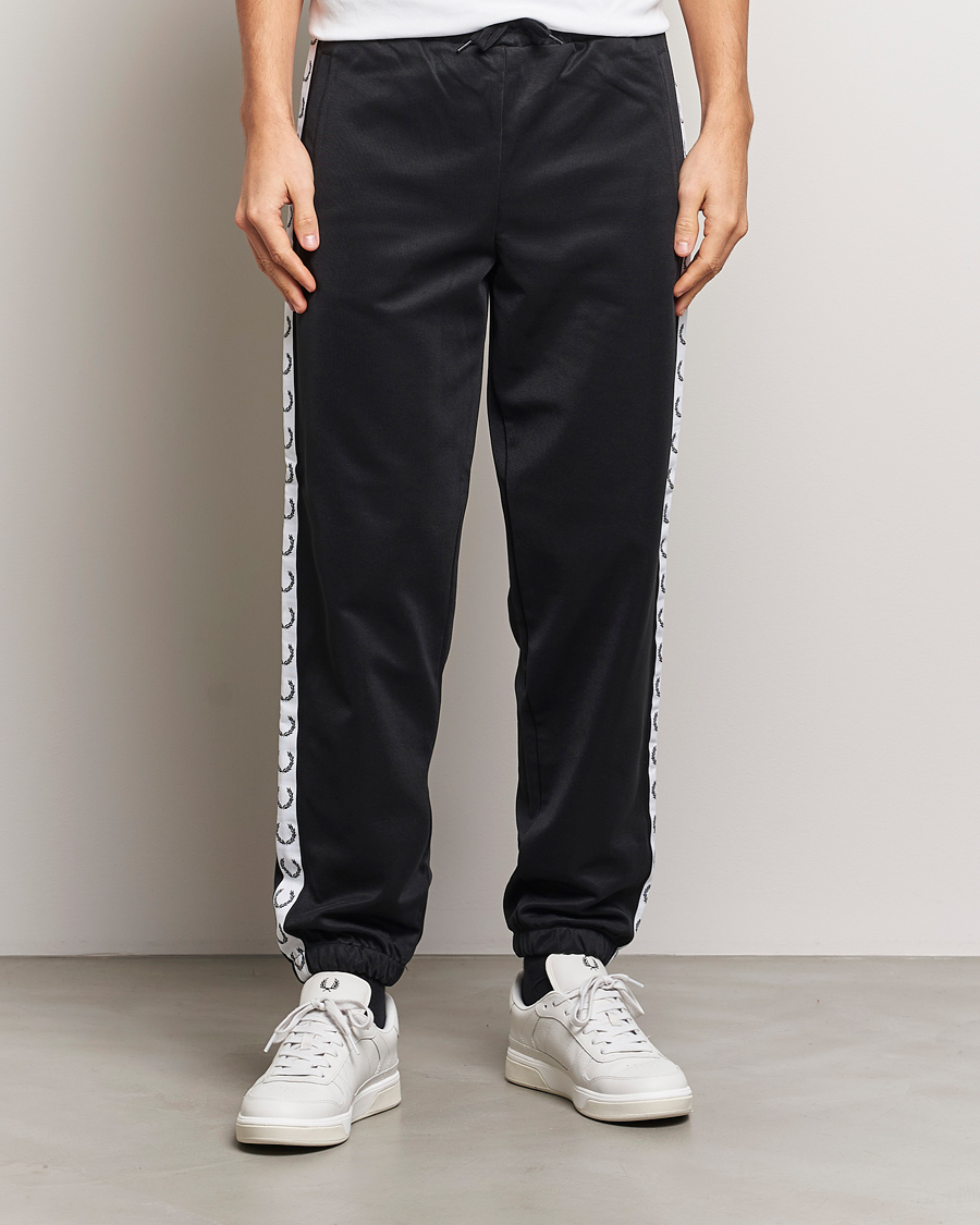 Mies | Housut | Fred Perry | Taped Track Pants Black