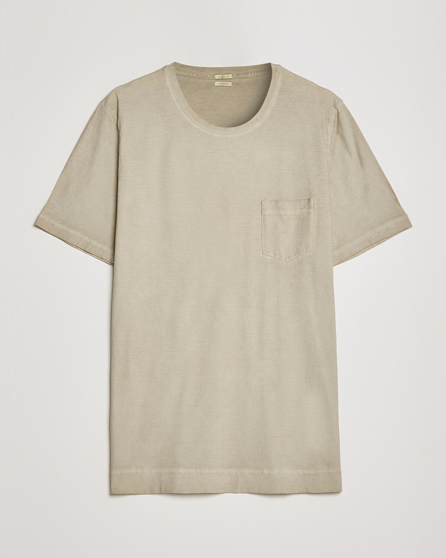 Mies | T-paidat | Massimo Alba | Panarea Watercolor T-Shirt Chalk