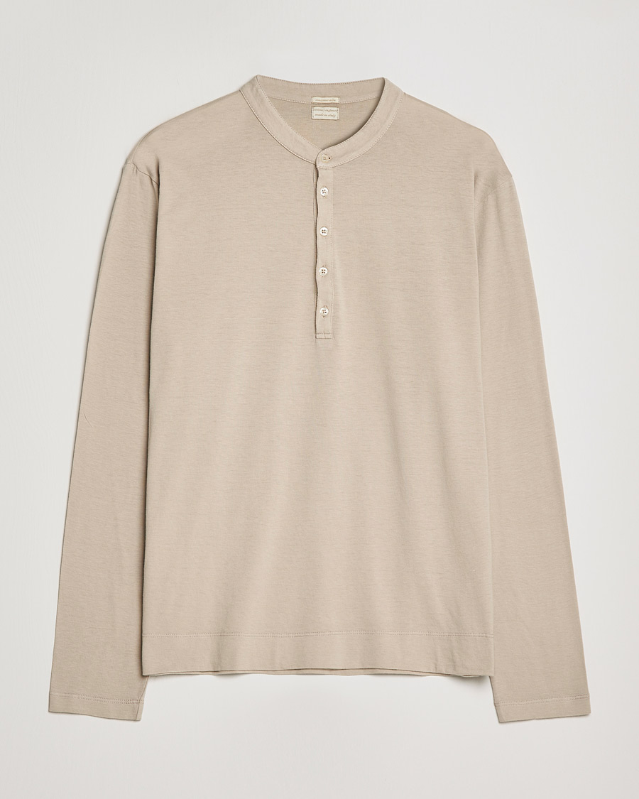 Mies | Puserot | Massimo Alba | Hawai Cotton/Cashmere Henley Chalk