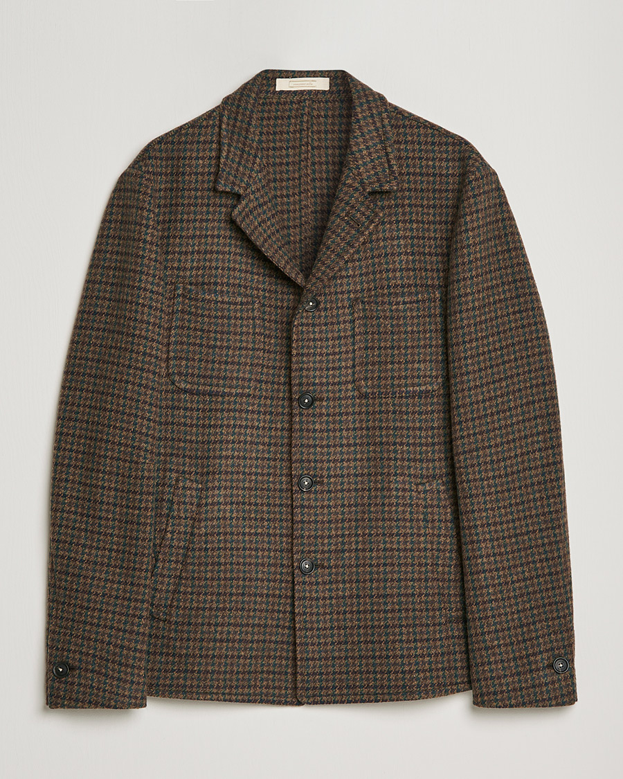 Miehet |  | Massimo Alba | Soft Tweed Jacket Bosco Check