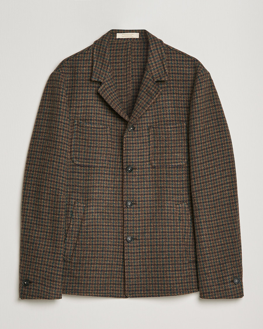 Mies | Takit | Massimo Alba | Soft Tweed Jacket Bosco Check