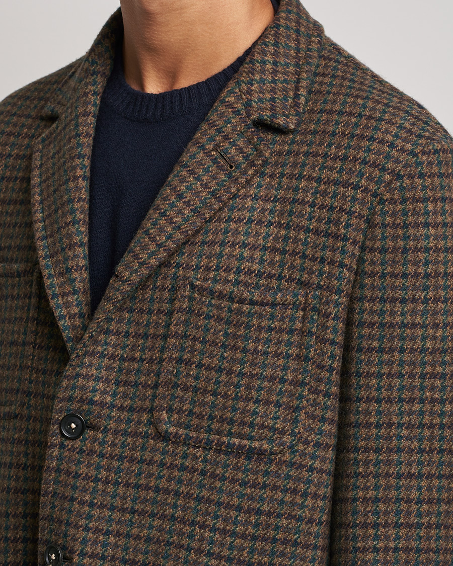 Mies | Takit | Massimo Alba | Soft Tweed Jacket Bosco Check