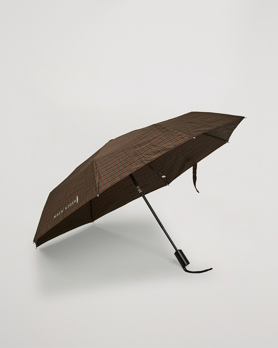 Miehet |  | Mackintosh | Ayr Umbrella Brown Check