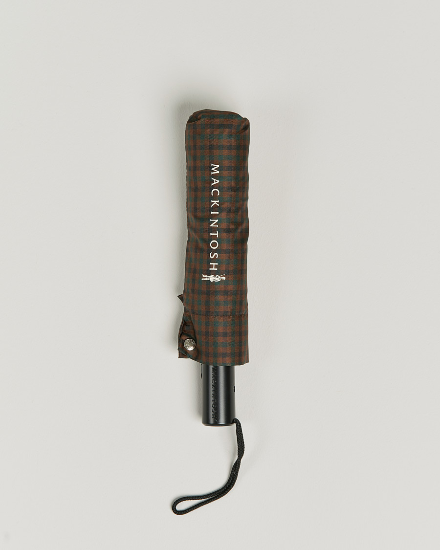 Mies | Best of British | Mackintosh | Ayr Umbrella Brown Check