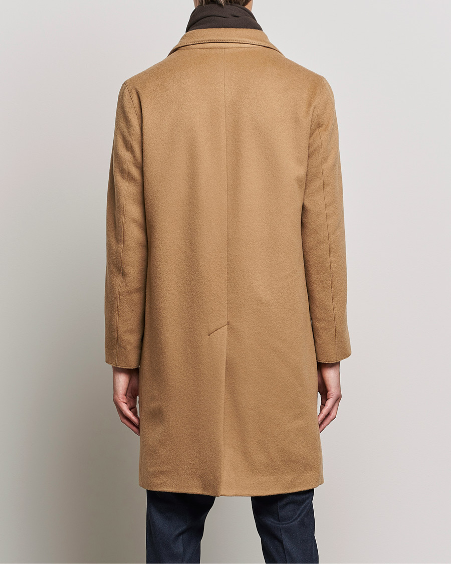 Mies | Takit | Mackintosh | New Stanley Wool/Cashmere Coat Beige