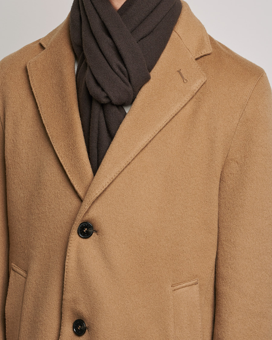 Mies | Takit | Mackintosh | New Stanley Wool/Cashmere Coat Beige