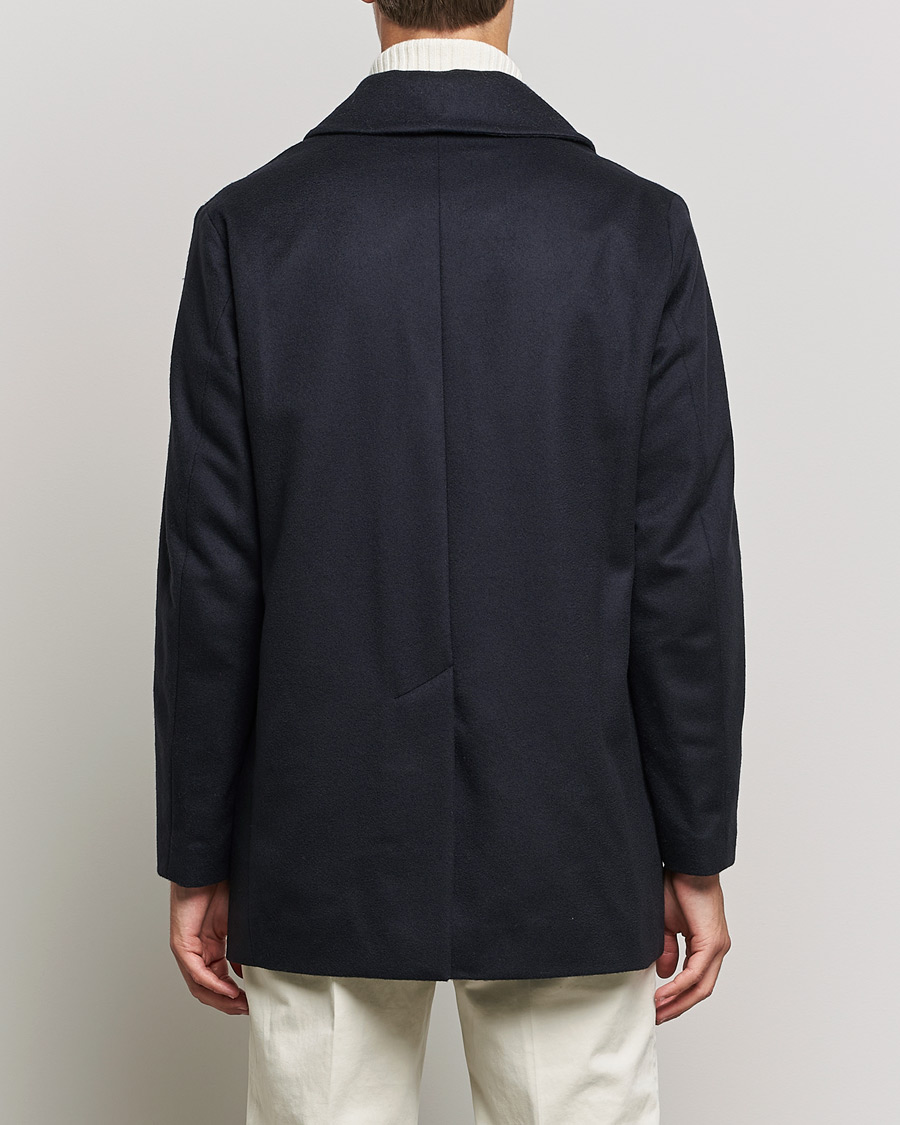 Mies | Takit | Mackintosh | Dalton Wool/Cashmere Peacoat Navy