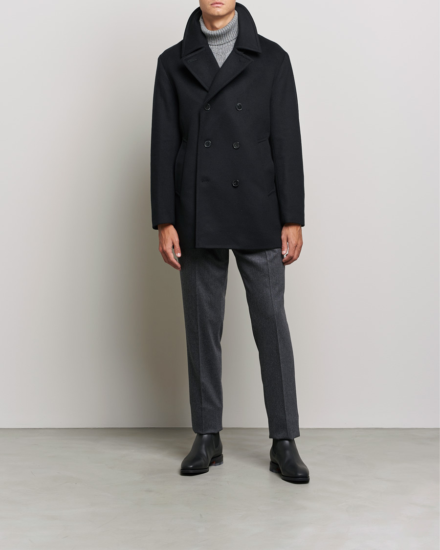 Mies | Takit | Mackintosh | Dalton Wool/Cashmere Peacoat Black