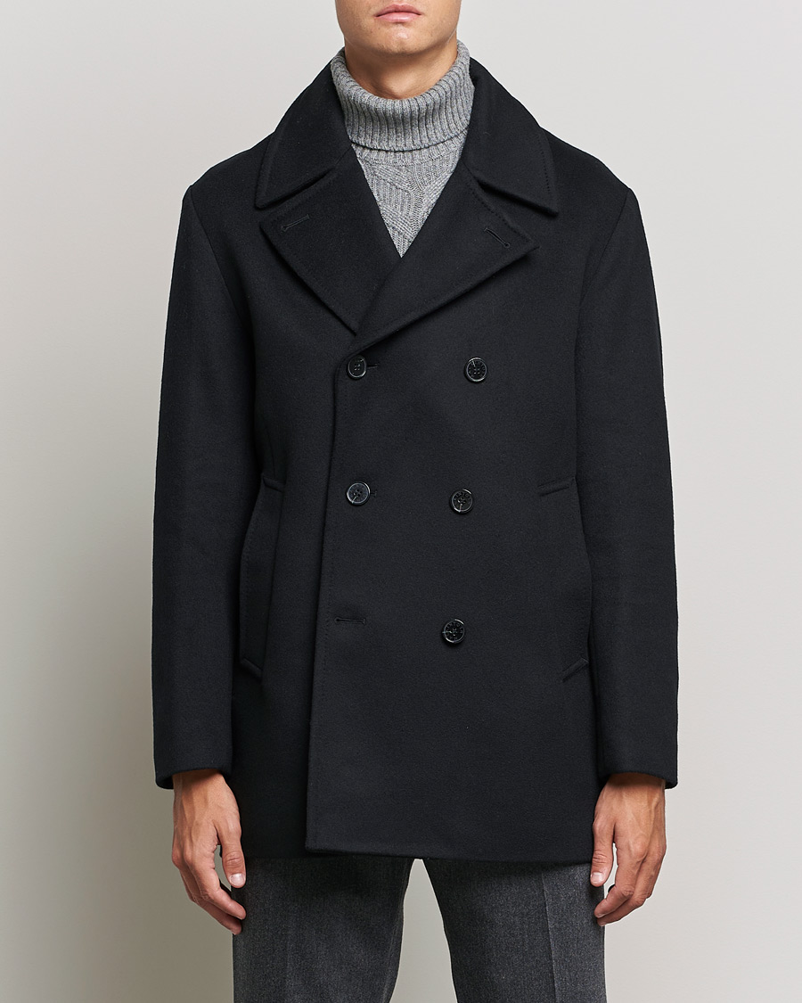 Mies | Takit | Mackintosh | Dalton Wool/Cashmere Peacoat Black