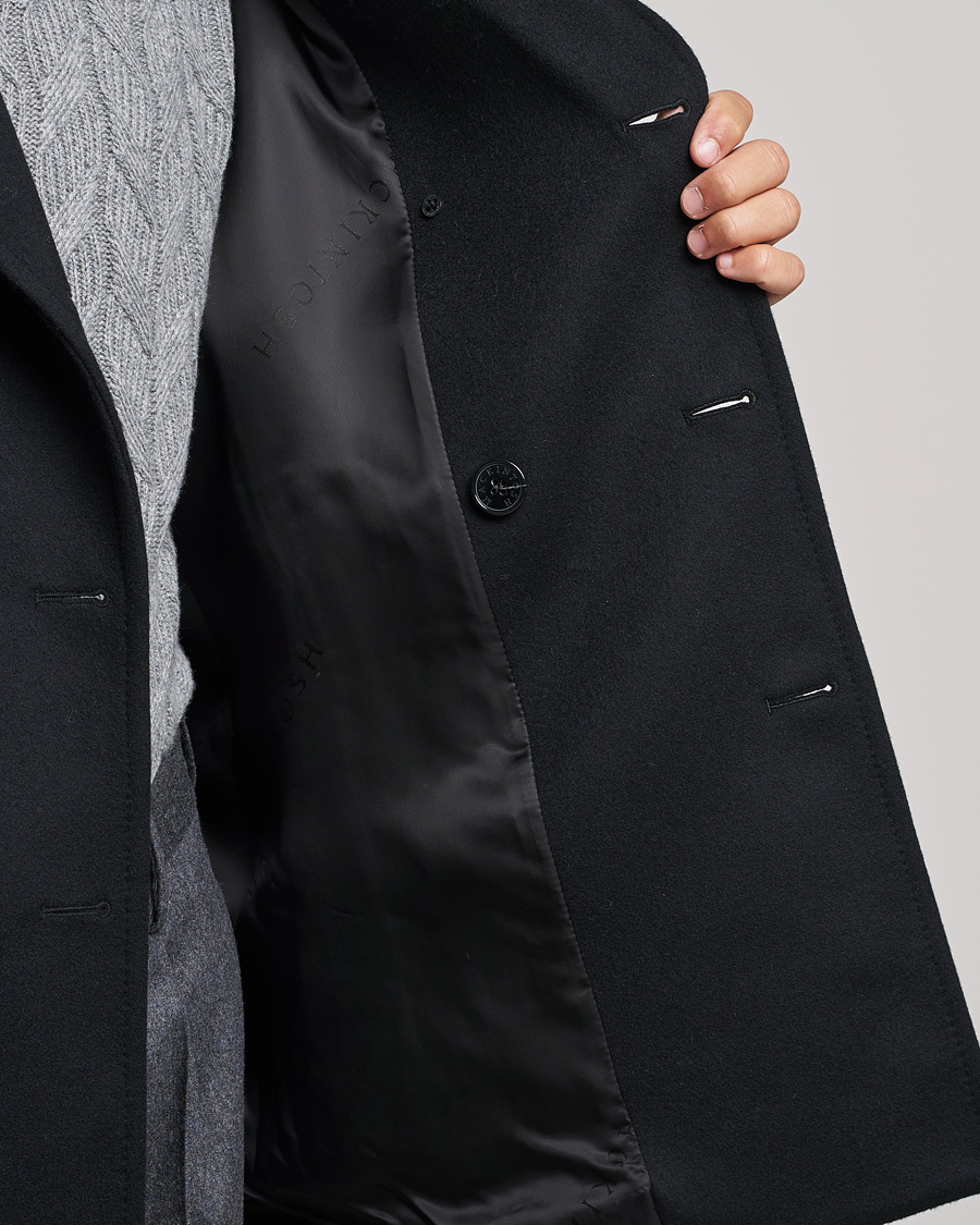 Mies | Takit | Mackintosh | Dalton Wool/Cashmere Peacoat Black