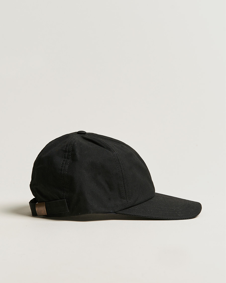 Mies | Mackintosh Tipping Baseball Cap Black | Mackintosh | Tipping Baseball Cap Black