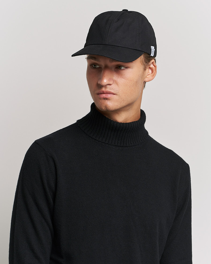Mies | Mackintosh Tipping Baseball Cap Black | Mackintosh | Tipping Baseball Cap Black