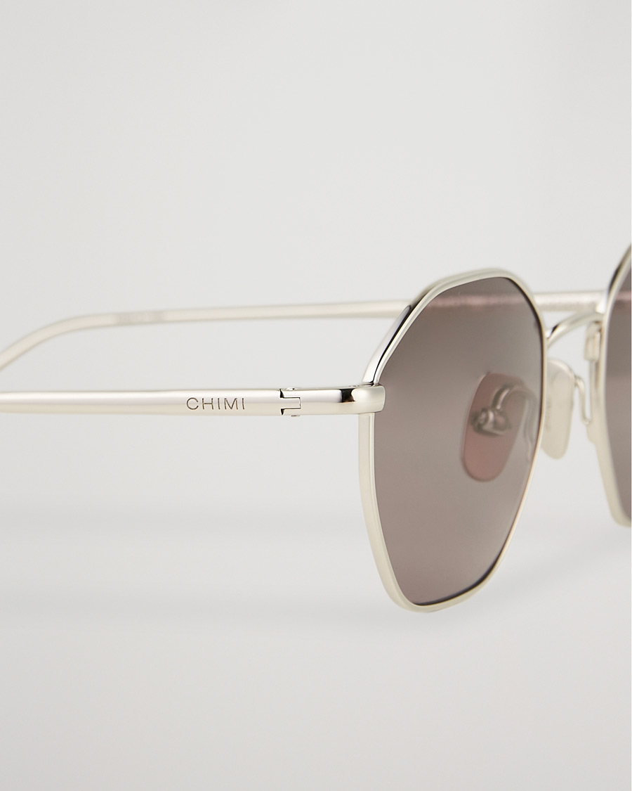 Mies | Aurinkolasit | CHIMI | Octagon Sunglasses Silver/Grey