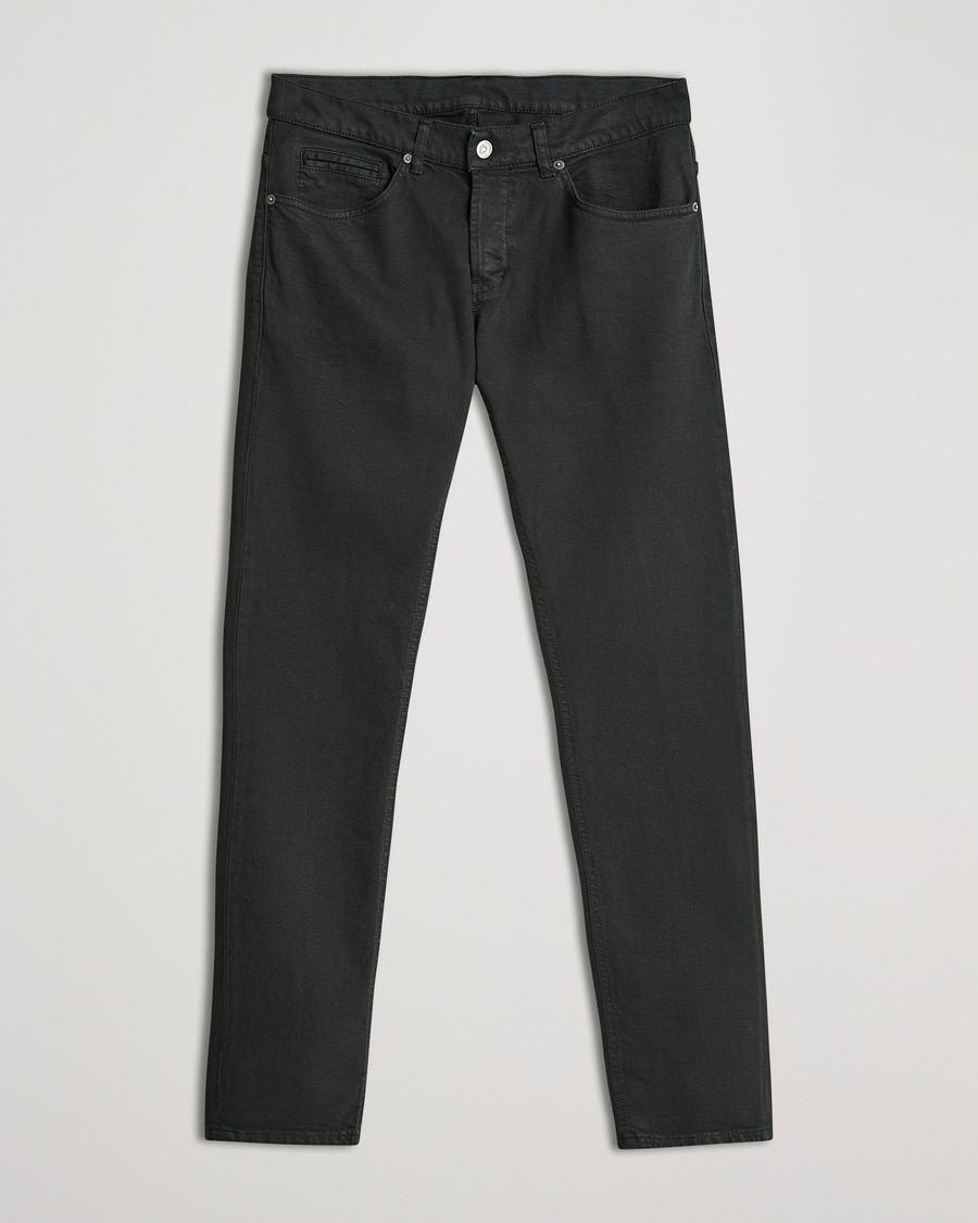 Mies | Farkut | Dondup | George Bull Denim 5-Pocket Pants Black