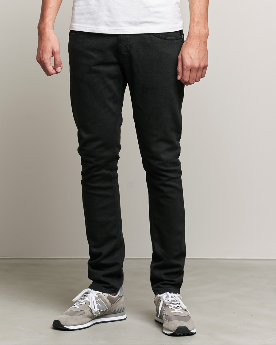 Mies | Farkut | Dondup | George Bull Denim 5-Pocket Pants Black