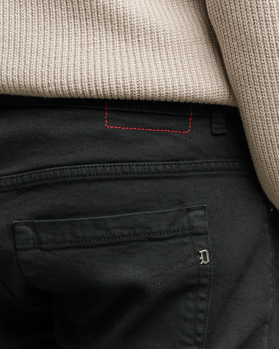 Mies | Farkut | Dondup | George Bull Denim 5-Pocket Pants Black