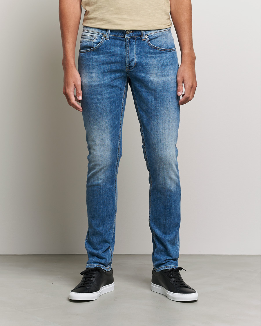 Mies | Farkut | Dondup | George Destroyed Jeans Blue
