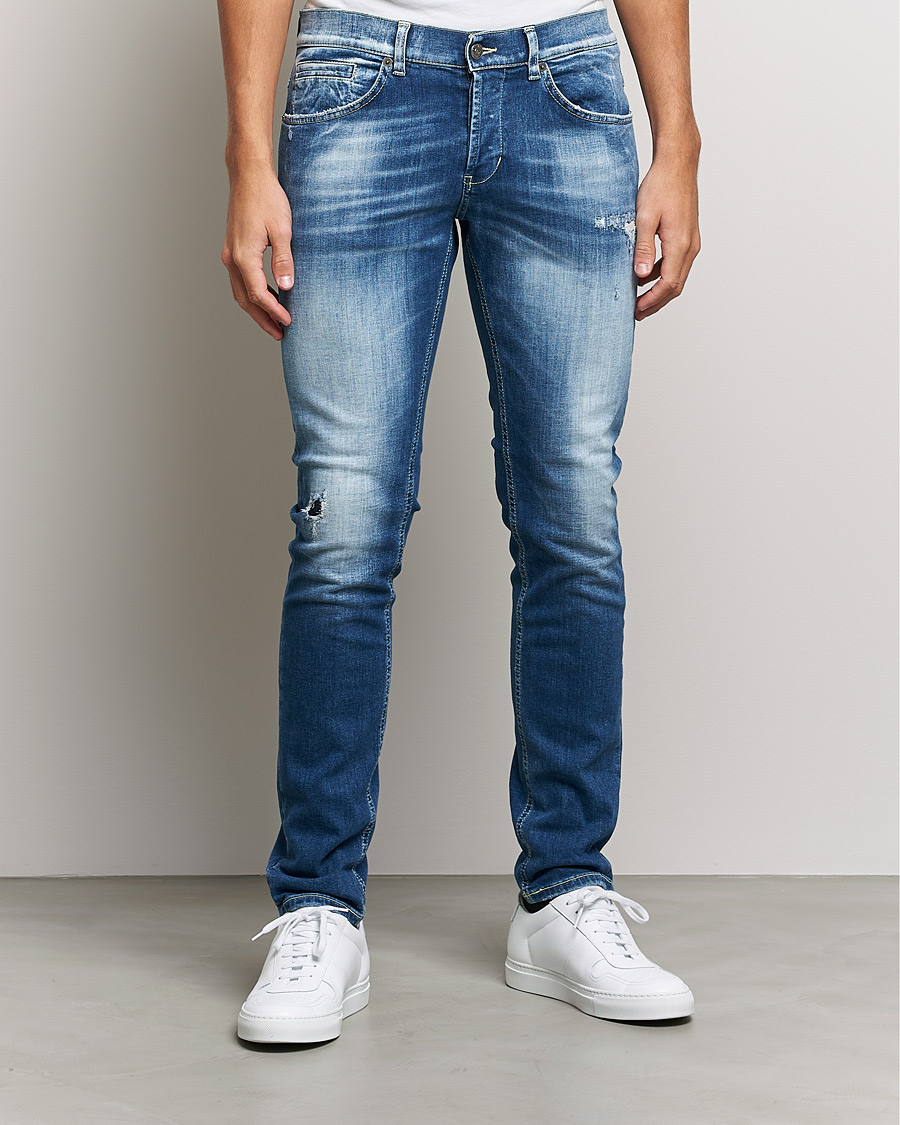 Mies | Dondup | Dondup | George Destroyed Jeans Blue