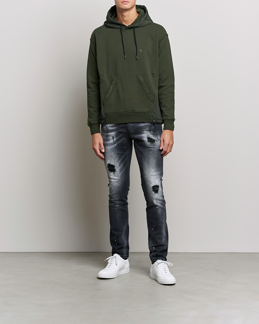 Mies | Farkut | Dondup | George Destroyed Jeans Grey/Black