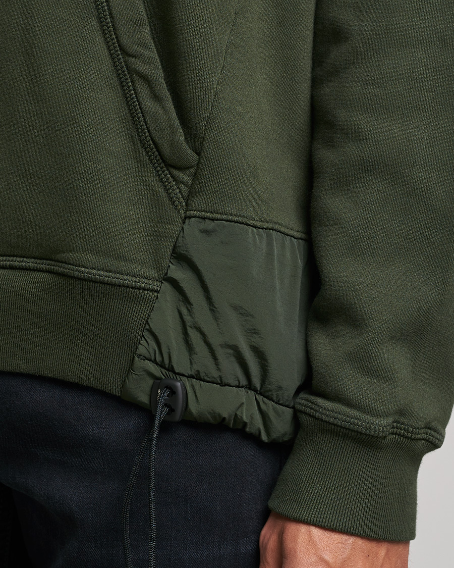 Mies | Puserot | Dondup | Felpa Cotton Hoodie  Green
