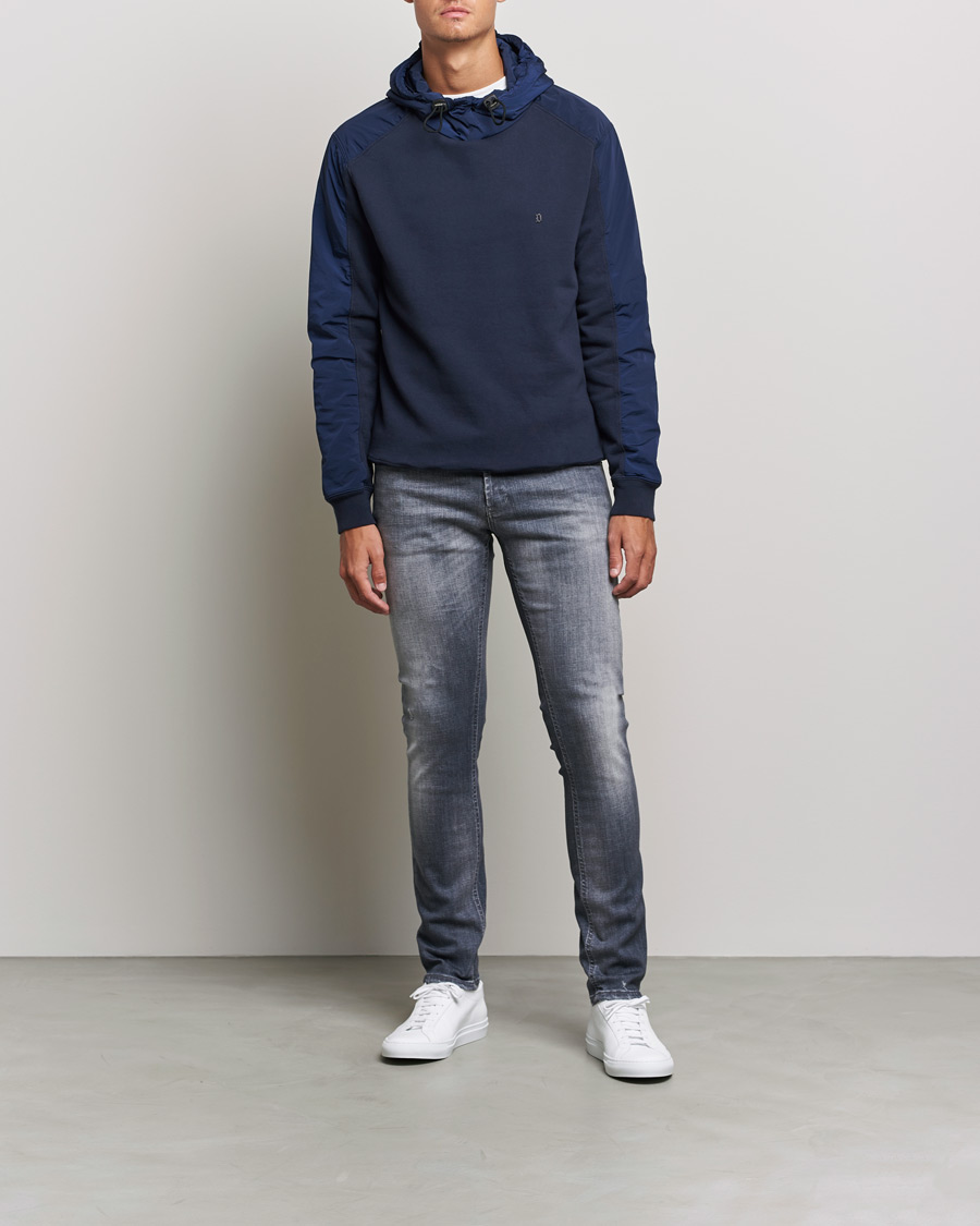 Mies | Puserot | Dondup | Felpa Hoodie Navy