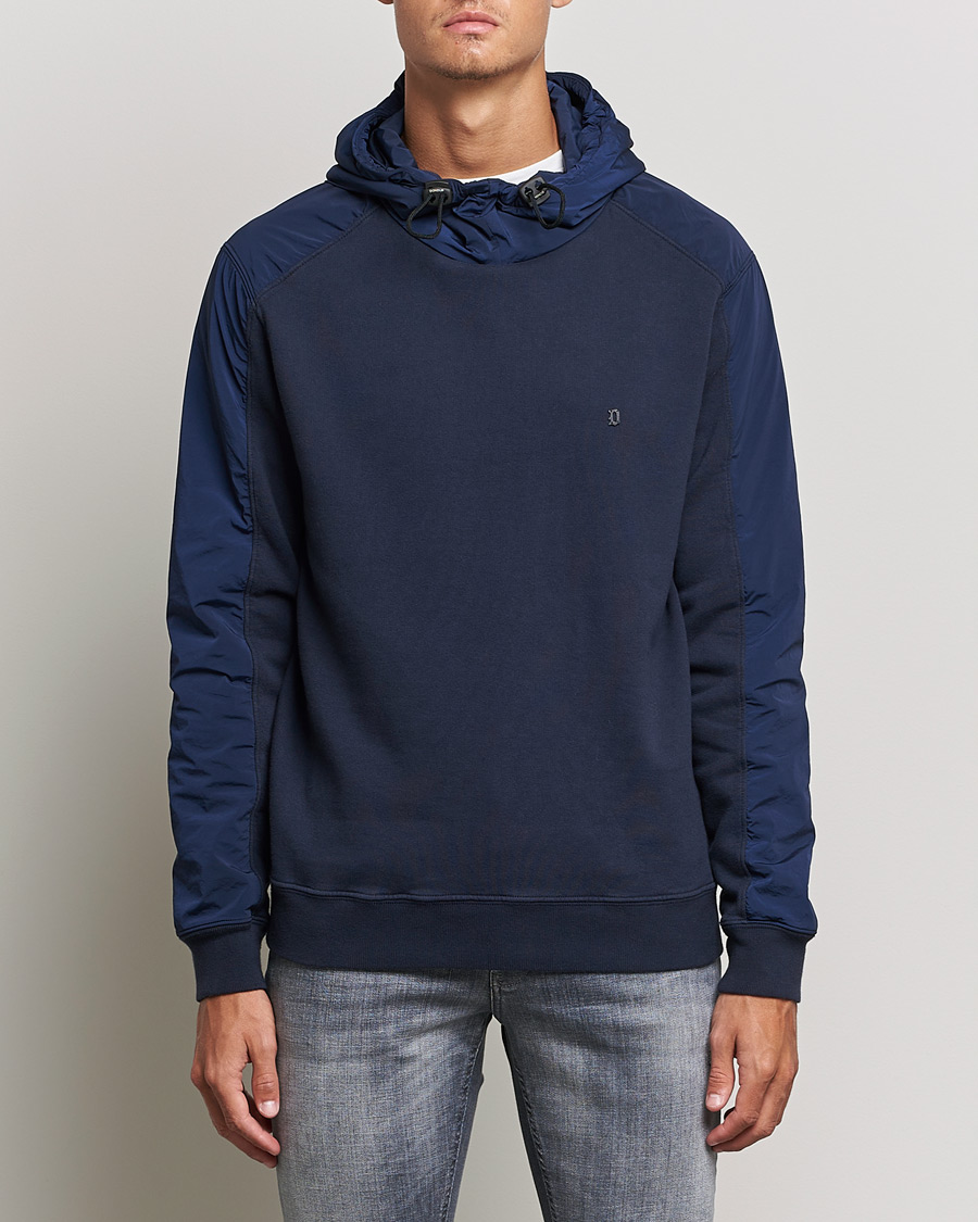 Mies | Puserot | Dondup | Felpa Hoodie Navy