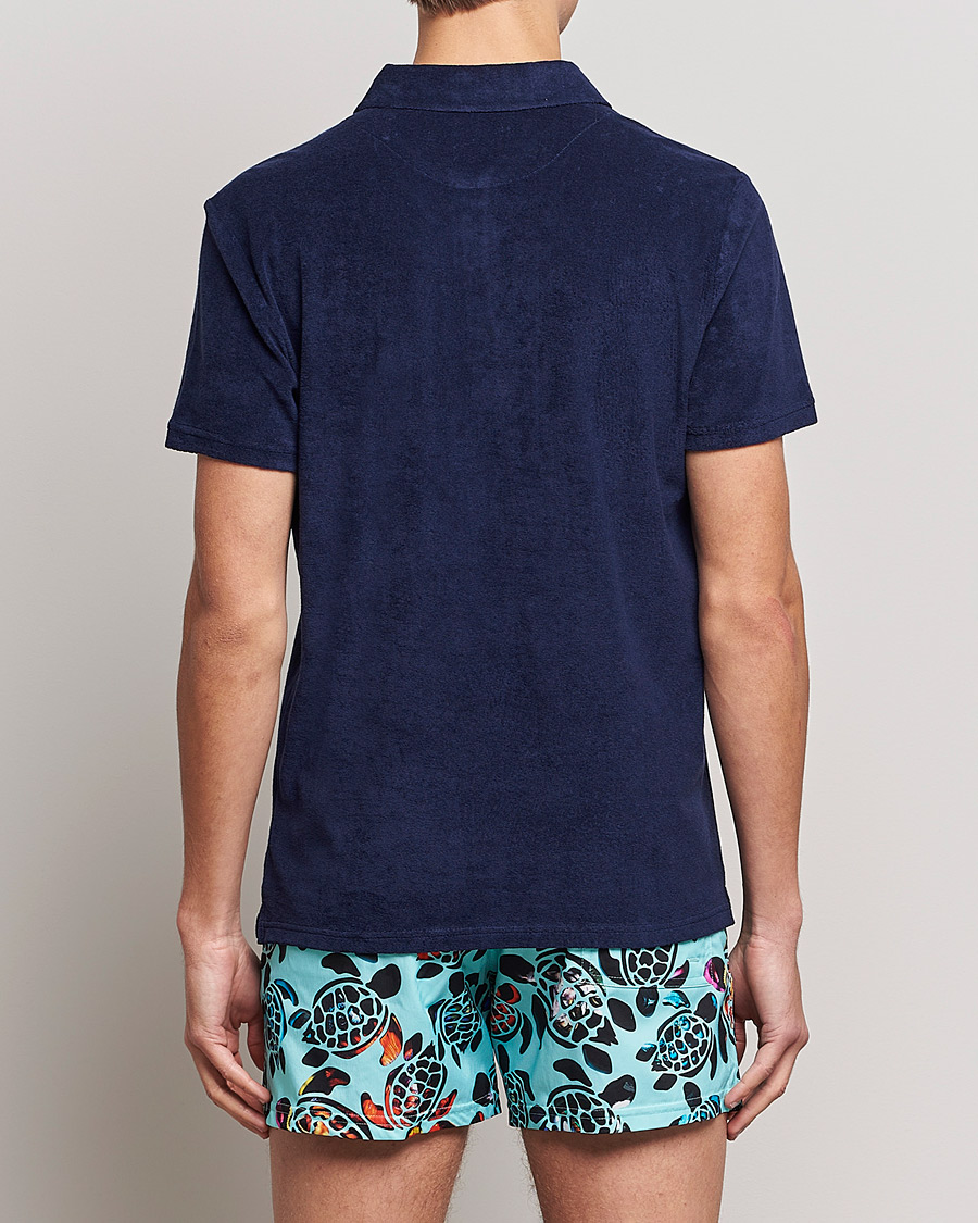 Mies | Kauluspaidat | Vilebrequin | Phoenix Terry Shirt Bleu Marine
