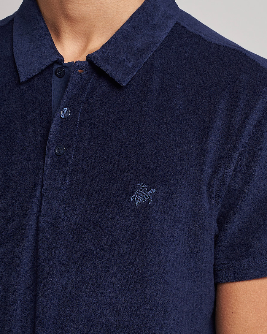 Mies | Kauluspaidat | Vilebrequin | Phoenix Terry Shirt Bleu Marine