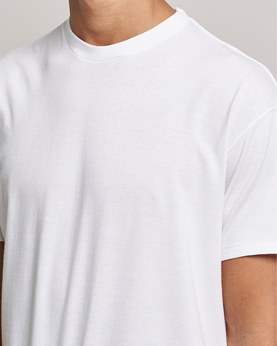 Mies | T-paidat | Auralee | Seamless Crewneck T-Shirt White