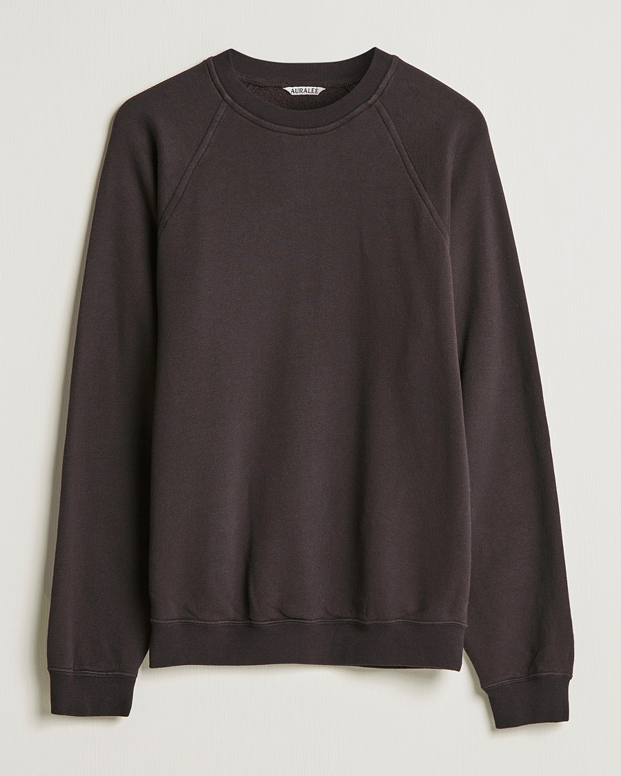 Mies | Puserot | Auralee | Fluffy Sweatshirt Dark Brown