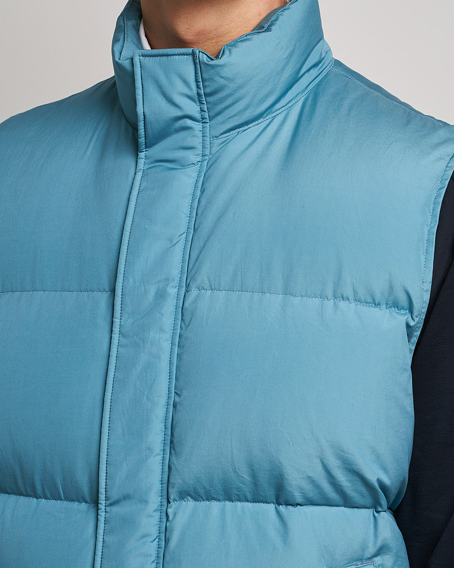 Mies | Takit | Auralee | Suvin Down Vest Cerulean Blue
