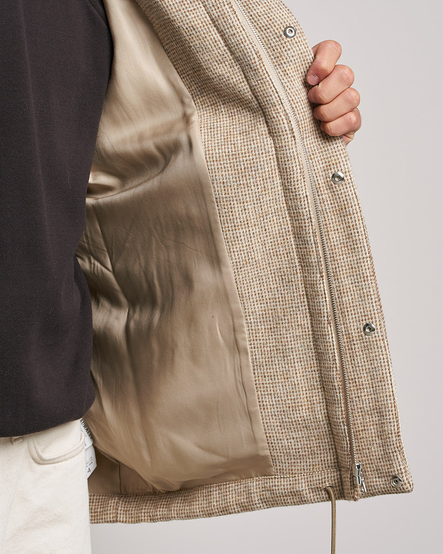 Mies | Takit | Auralee | Light Tweed Zip Blouson Beige