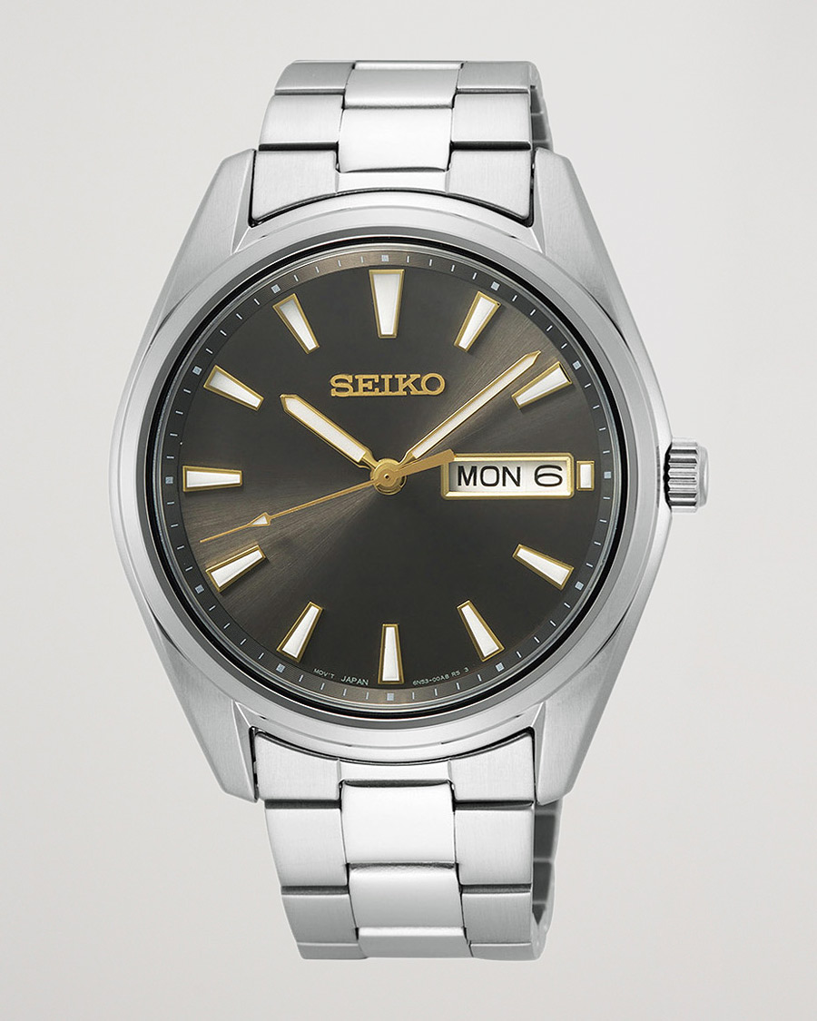 Mies | Seiko Classic Day Date 40mm Steel Grey Dial | Seiko | Classic Day Date 40mm Steel Grey Dial