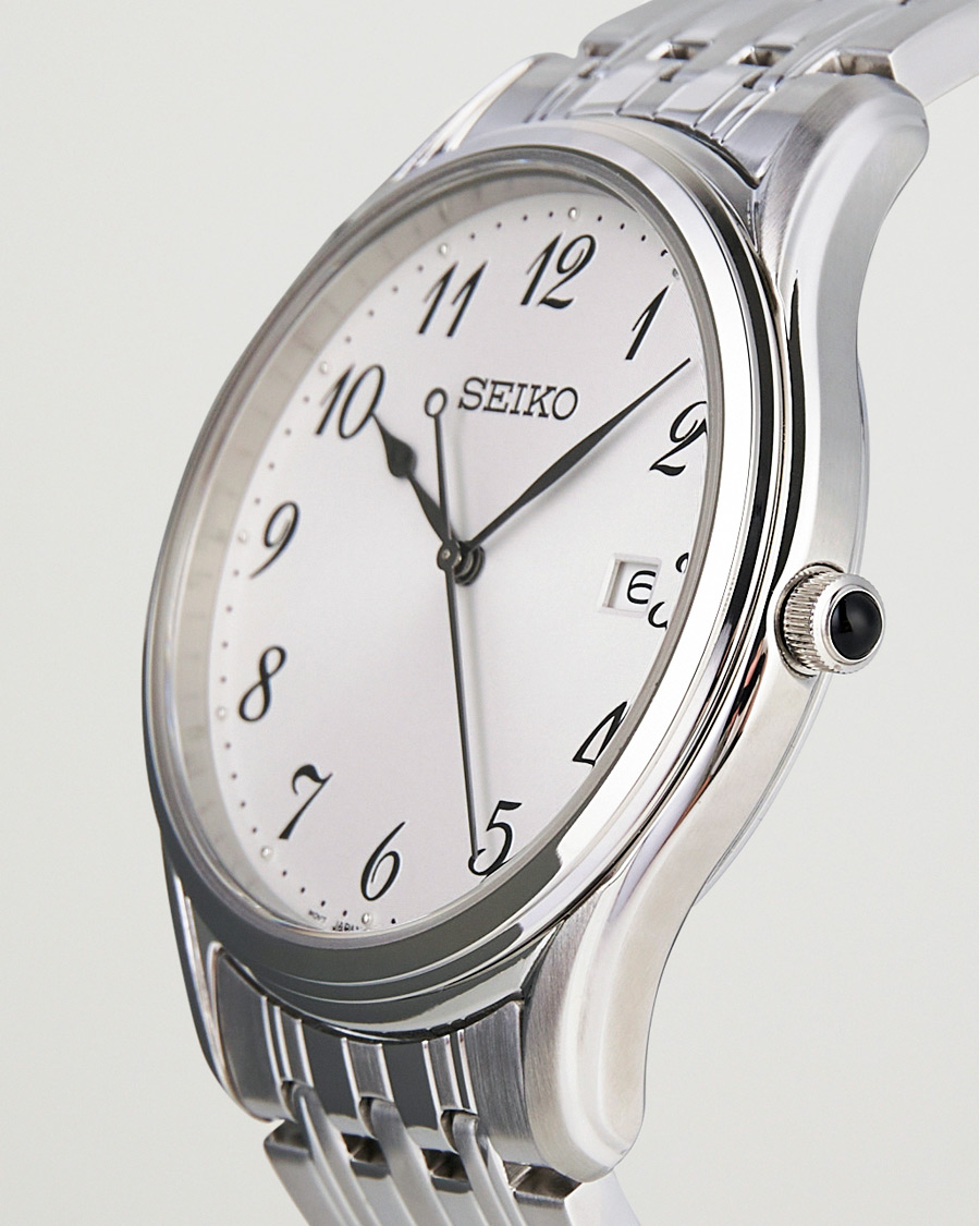 Mies | Seiko Classic Date 39mm Steel White Dial | Seiko | Classic Date 39mm Steel White Dial