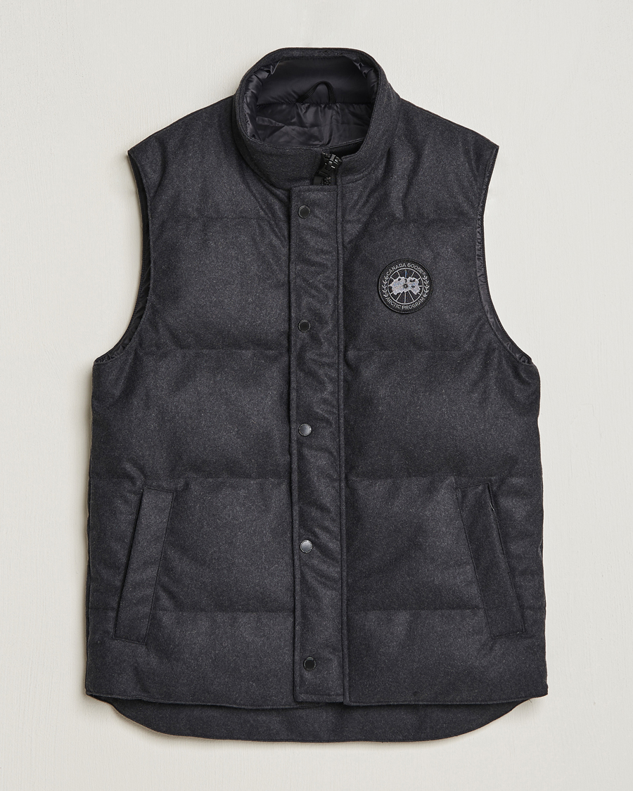 Mies | Takit | Canada Goose Black Label | Canada Goose Garson Wool Vest Carbon Melange
